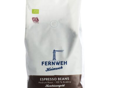 Bio Espresso Medium Roast Arabica Beans (ganze Bohne) - "Kombüsengold"